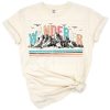 A retro vintage style wanderer graphic with distressed and grunge design elements.