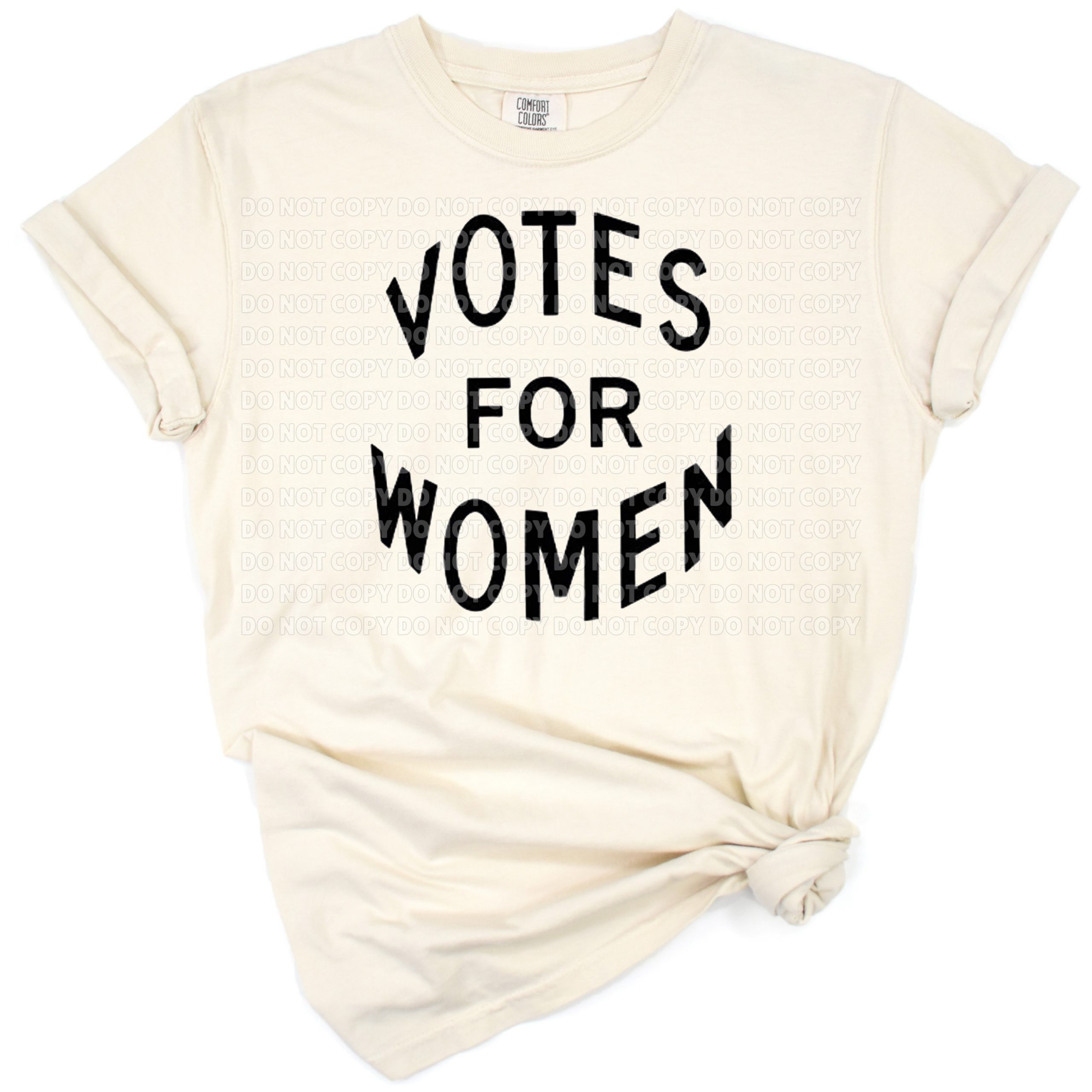 A bold Votes for Women design with feminist and equality themes in a vintage style.