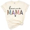 Funky and colorful brushstroke artwork with the phrase Bonus Mama in a holographic effect.