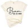 Bold and stylish 'Mama' lettering with graphic details for moms.