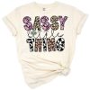 A hand drawn sunflower with western and sassy boho style elements.