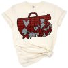 Cheerleading design in maroon and silver with bold text and spirit motifs.