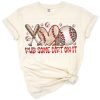 A retro baseball glove with a ball and floral accents in a playful mom theme.