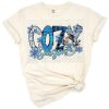 Charming cozy winter lettering with holiday accents in a modern, soft style.