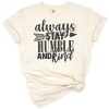 Modern inspirational quote artwork saying Always Stay Humble and Kind