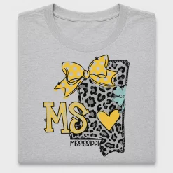 Mississippi State Leopard DTF Transfer