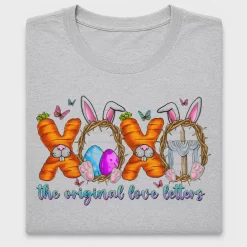 Easter Bunny XOXO Love Letters DTF Transfer