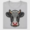Rhinestone Cow Face DTF Transfer