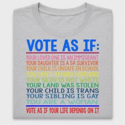 Vote As If DTF Transfer