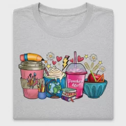 Teacher Life Coffee DTF Transfer