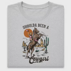 Retro Cowgirl Bucking Horse DTF Transfer