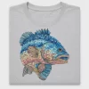 Colorful Bass Fish DTF Transfer
