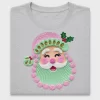 Retro Santa Face DTF Transfer