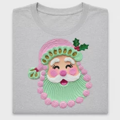 Retro Santa Face DTF Transfer