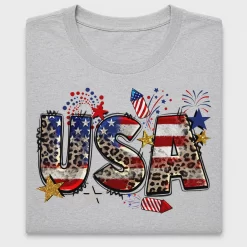 USA Fourth of July DTF Transfer