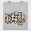 Dog Mom Leopard Peace Love DTF Transfer