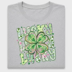 Lucky Shamrock Four Leaf Clover DTF Transfer