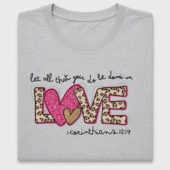 Leopard Love Scripture DTF Transfer
