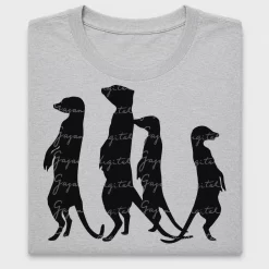 Meerkat Silhouette DTF Transfer