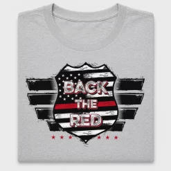 Back The Red Thin Line DTF Transfer
