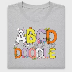 Easter Doodle Alphabet DTF Transfer Set