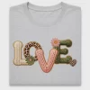 Love Crochet Embroidery DTF Transfer