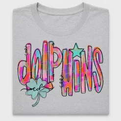 Dolphin Vibes Graffiti DTF Transfer