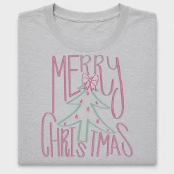 Merry Christmas Tree DTF Transfer