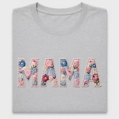 Mama Floral Pearl Letters DTF Transfer