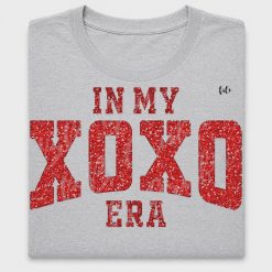 XOXO Era Glitter Red DTF Transfer