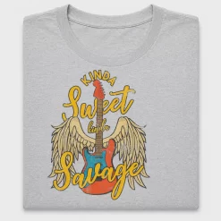 Kinda Sweet Kinda Savage Guitar DTF Transfer