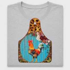 Western Rooster Farm Tag DTF Transfer