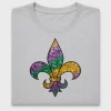 Mardi Gras Fleur de Lis DTF Transfer