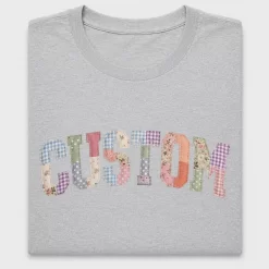 Girly Faux Quilted Custom Name DTF Transfer