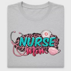 Nurse Mom Leopard Pink DTF Transfer