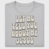Retro Checkered Jesus DTF Transfer