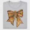 Gingerbread Christmas Bow DTF Transfer