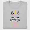 Unicorn Birthday Girl 3 DTF Transfer