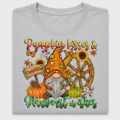 Fall Gnome Pumpkin Kisses DTF Transfer