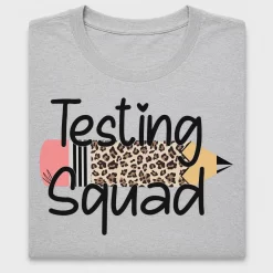 Testing Squad DTF Transfer Design