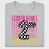 Second Grade Checkered Number 2 DTF Transfer