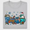 Christmas Drinks & Snowman DTF Transfer