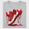 Dripping Red Sneaker DTF Transfer