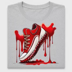 Dripping Red Sneaker DTF Transfer