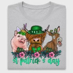 St. Patrick's Day Farm Animals DTF Transfer
