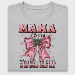 Mama Claus Christmas Club DTF Transfer