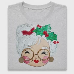 Mrs. Claus Vintage Christmas DTF Transfer