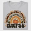 Retro Nurse Rainbow DTF Transfer