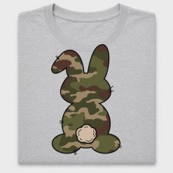 Camo Bunny DTF Transfer for Shirts