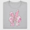 Floral Easter Bunny Bow DTF Transfer